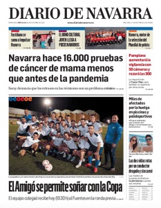 Portada Diario de Navarra