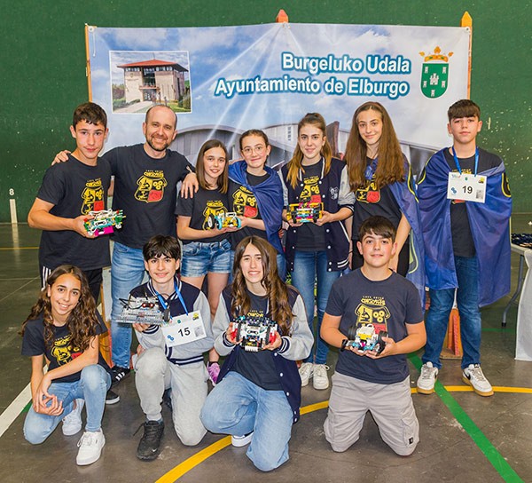 Alumnos y profesor
