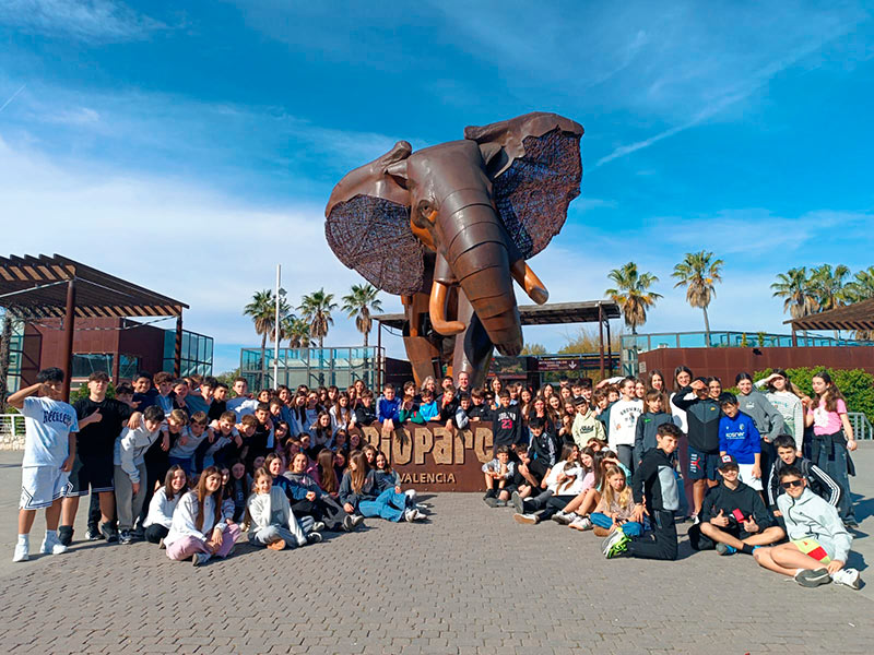 Alumnado de amigo en Bioparc