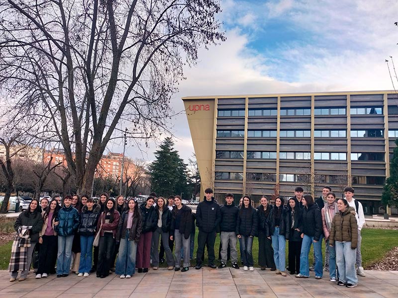 Alumnado de amigo en la UPNA