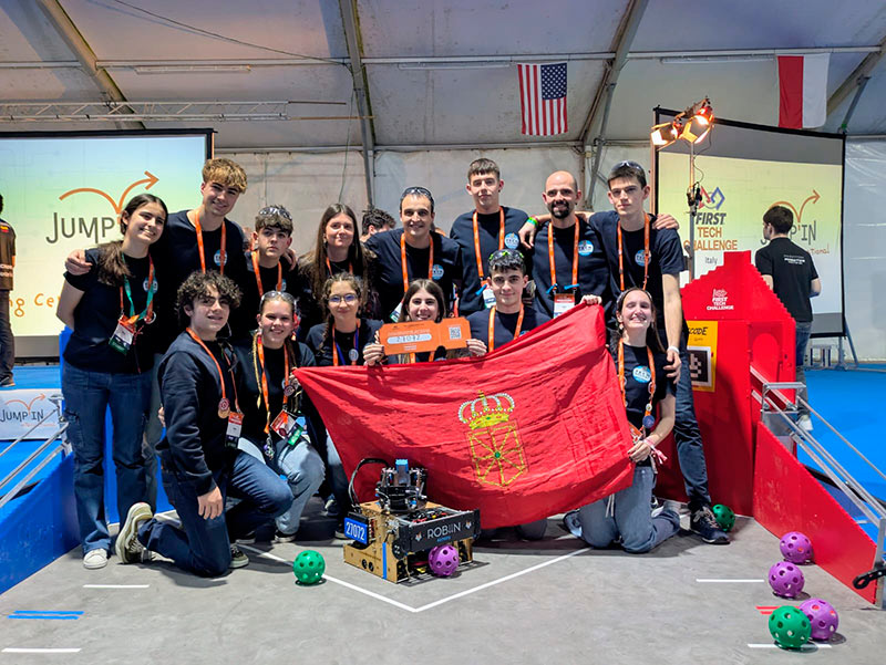 Equipo campeon de robotica