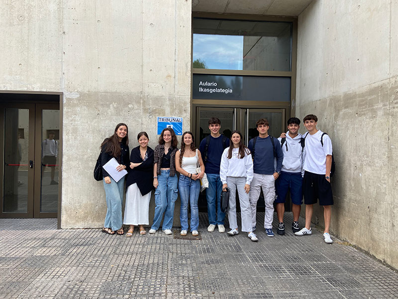 Alumnado del colegio Luis Amigó en la PAU 2026