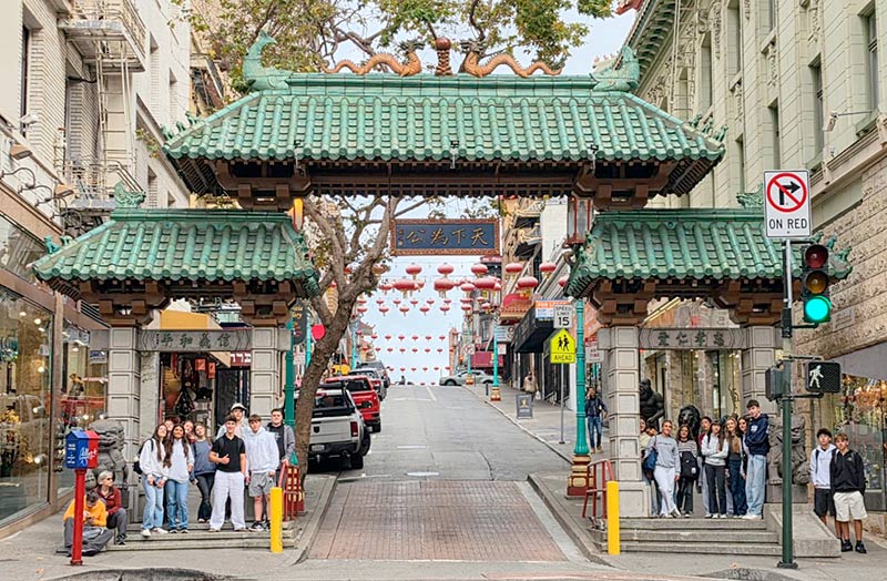 Alumnado de Amigó en el intercambo en San Franciso