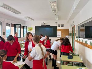 Alumnado de Amigó en tutoría de 1º de ESO